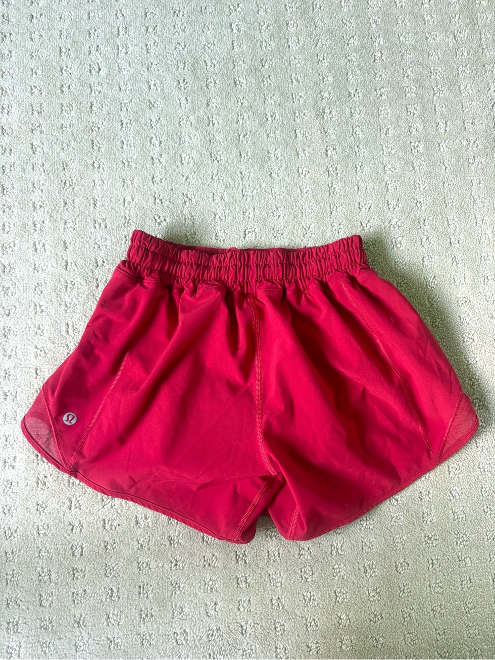 Lululemon Red Hotty Hot Shorts
